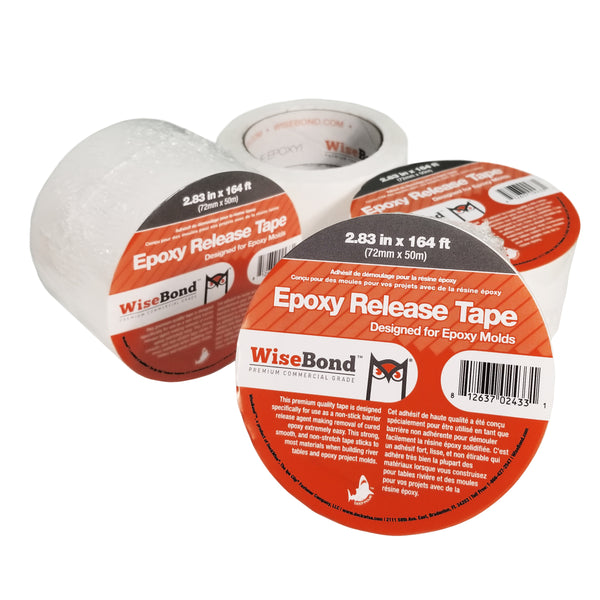 2 Rolls epoxy resin table tape Adhesive Epoxy Non Stick Tape Resin