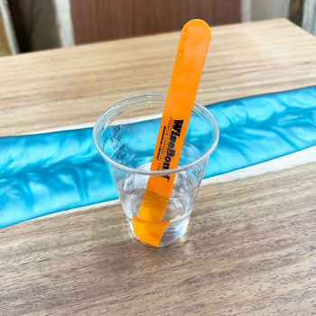 WiseEdge Orange Plastic Epoxy Stir Stick