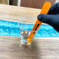 WiseEdge Orange Plastic Epoxy Stir Stick