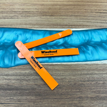 WiseEdge Orange Plastic Epoxy Stir Stick