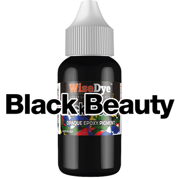 Black Opaque Epoxy Pigment, Solid Epoxy Gel Ink